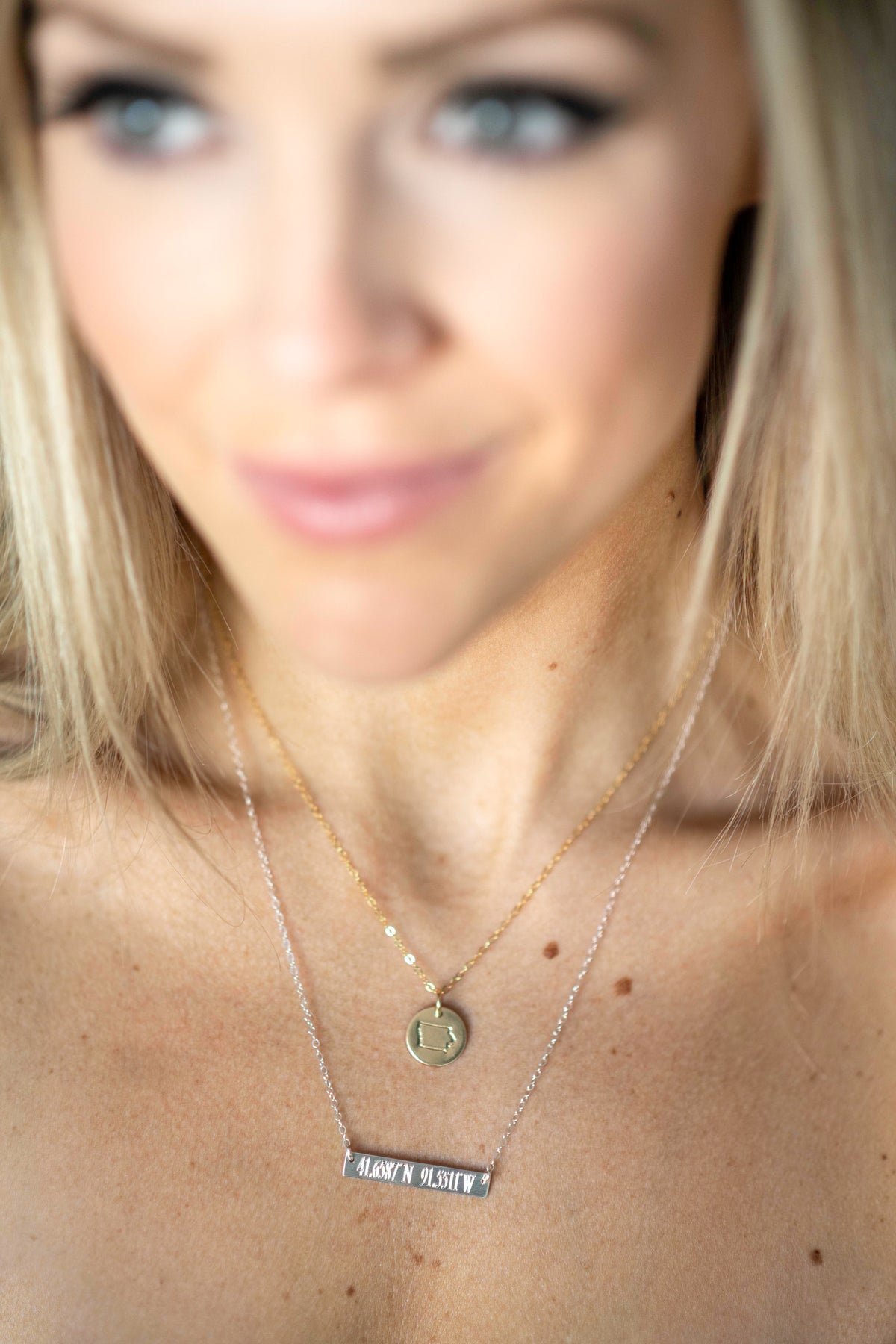 The Stefanie Coordinates Necklace Inspired by Laura VandeBerg