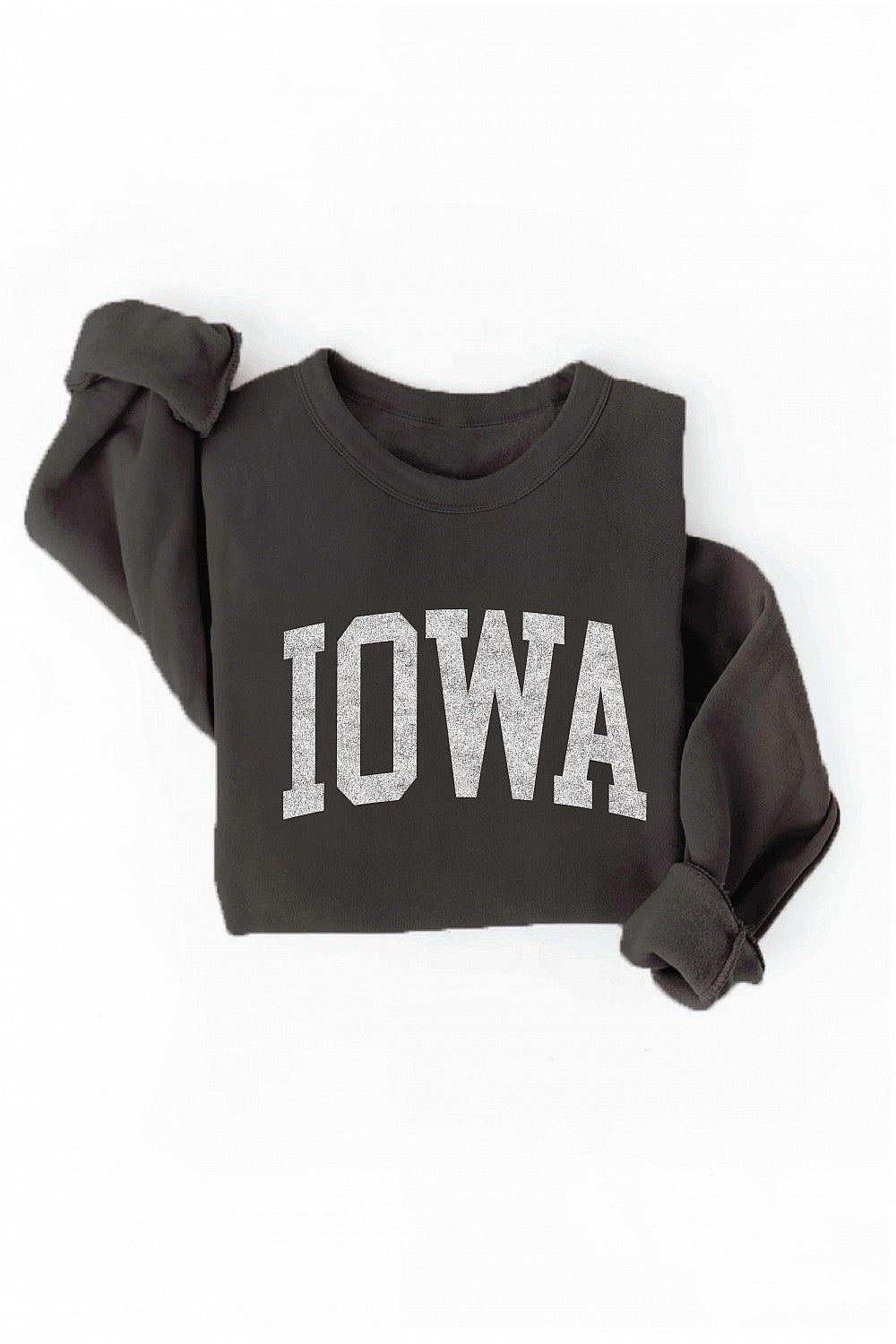 Iowa Graphic Sweatshirt- (Black)