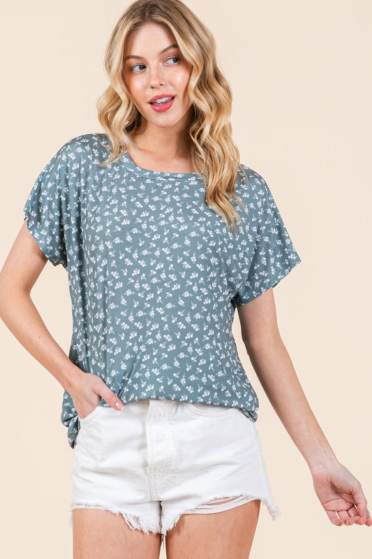 EVERYDAY RELAXED BLOUSE - (Seafoam)