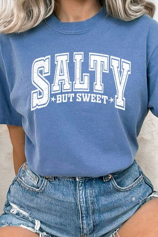 Salty But Sweet Comfort Colors Tee - (Blue)