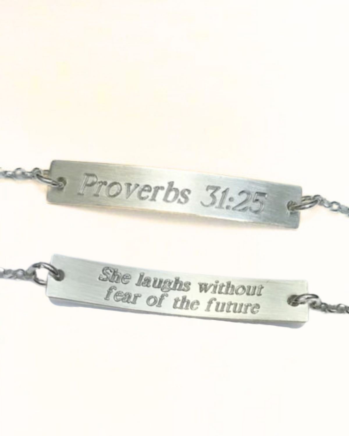 Faith &gt;Fear Bracelet Inspired by Laura VandeBerg