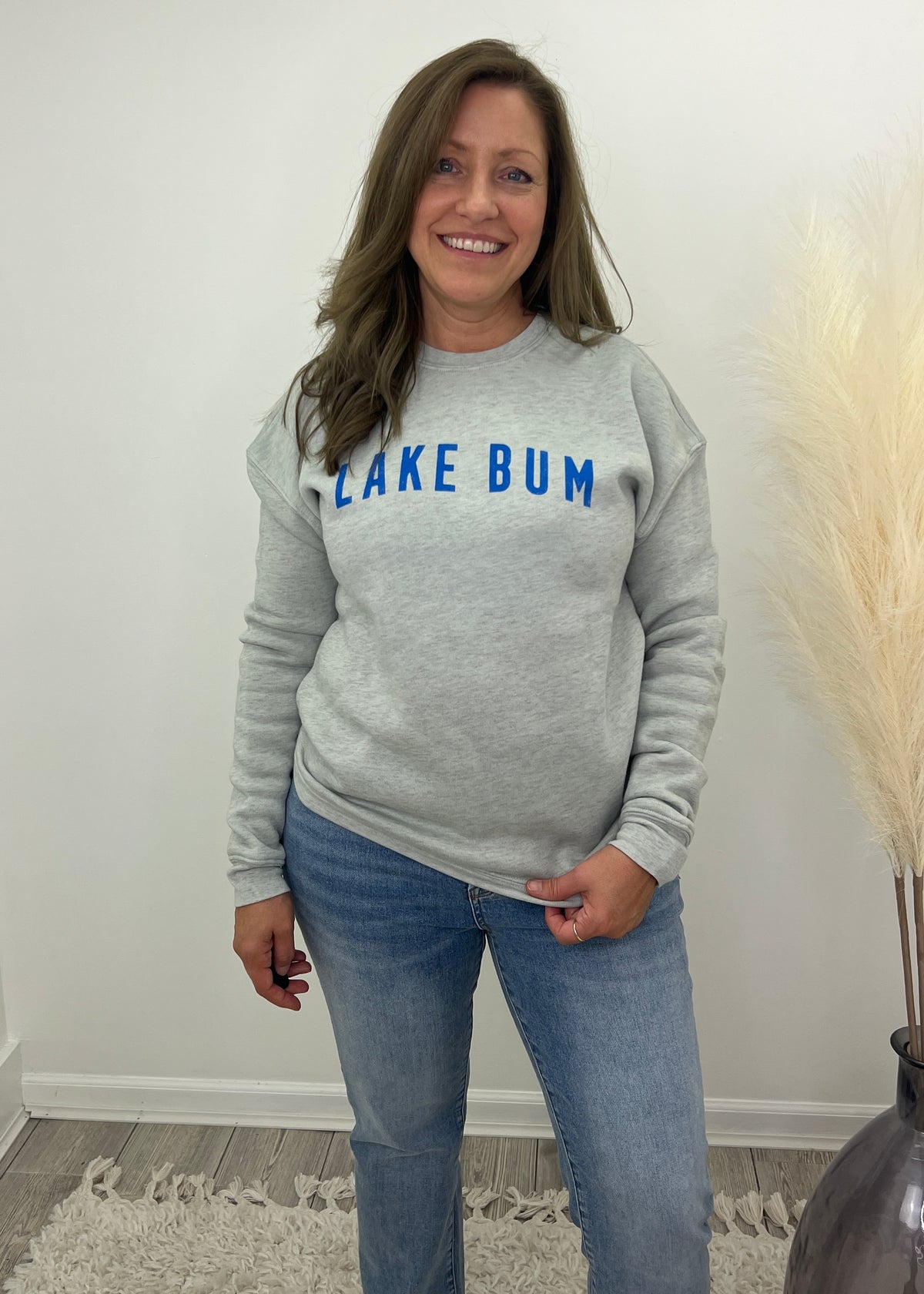 Lake Bum Crewneck Sweatshirt- (Dusty Sage)