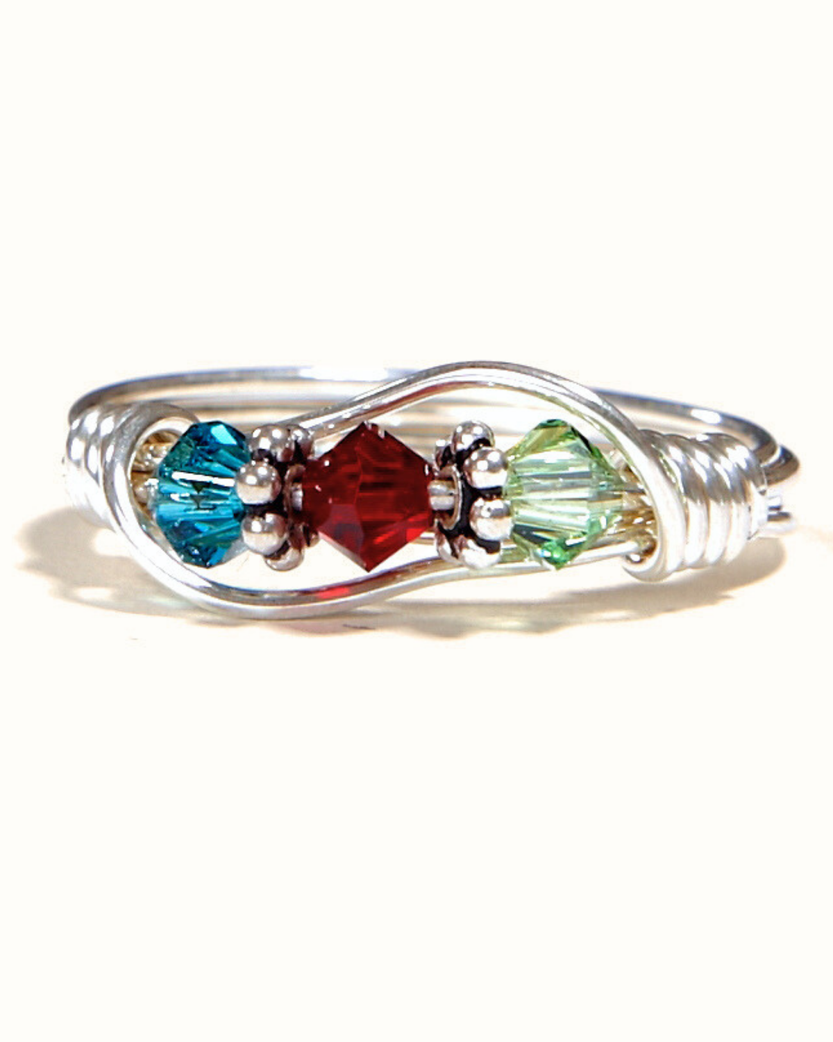 Mother&#39;s Ring 3 Birthstones