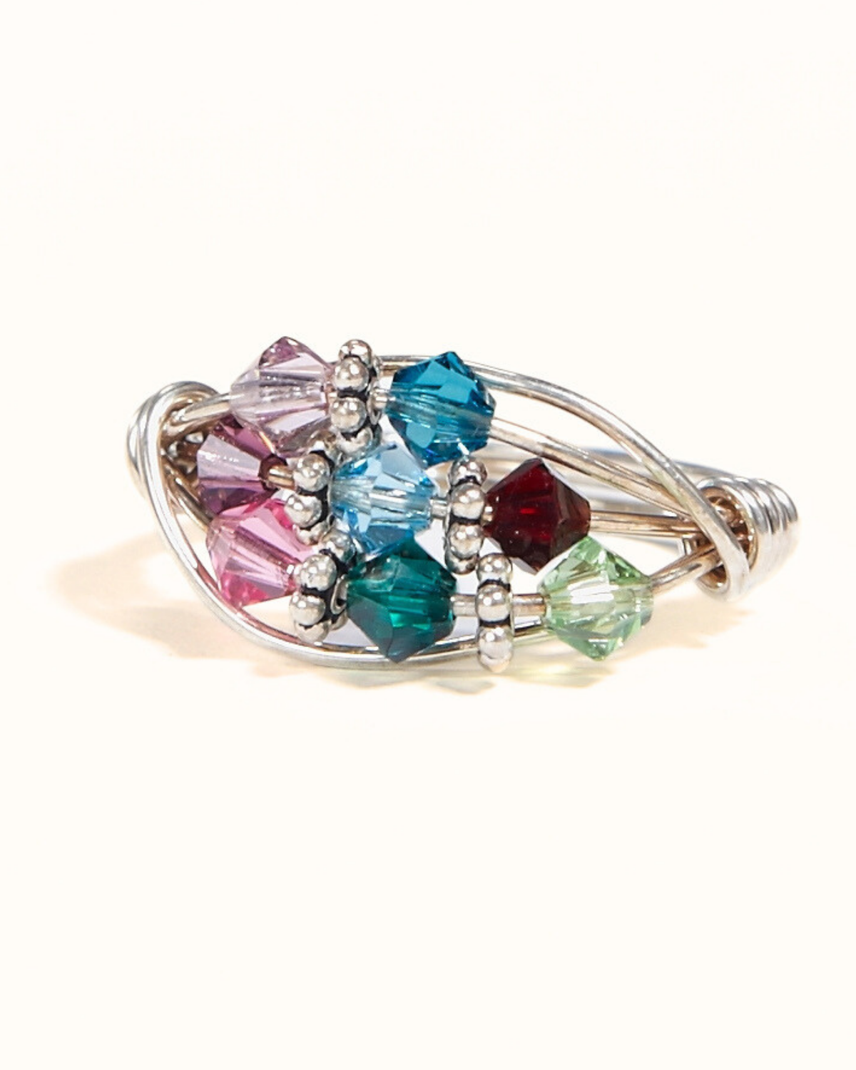 Grandmother&#39;s Family Ring 8 Birthstones