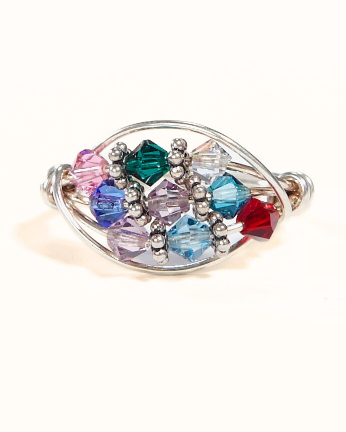 Grandmother&#39;s Family Ring 9 Birthstones