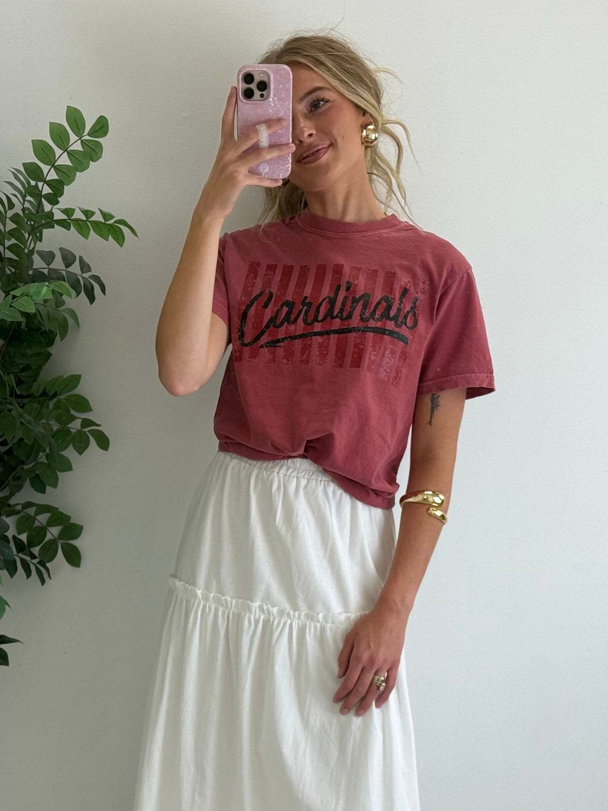 Custom Cardinal tee