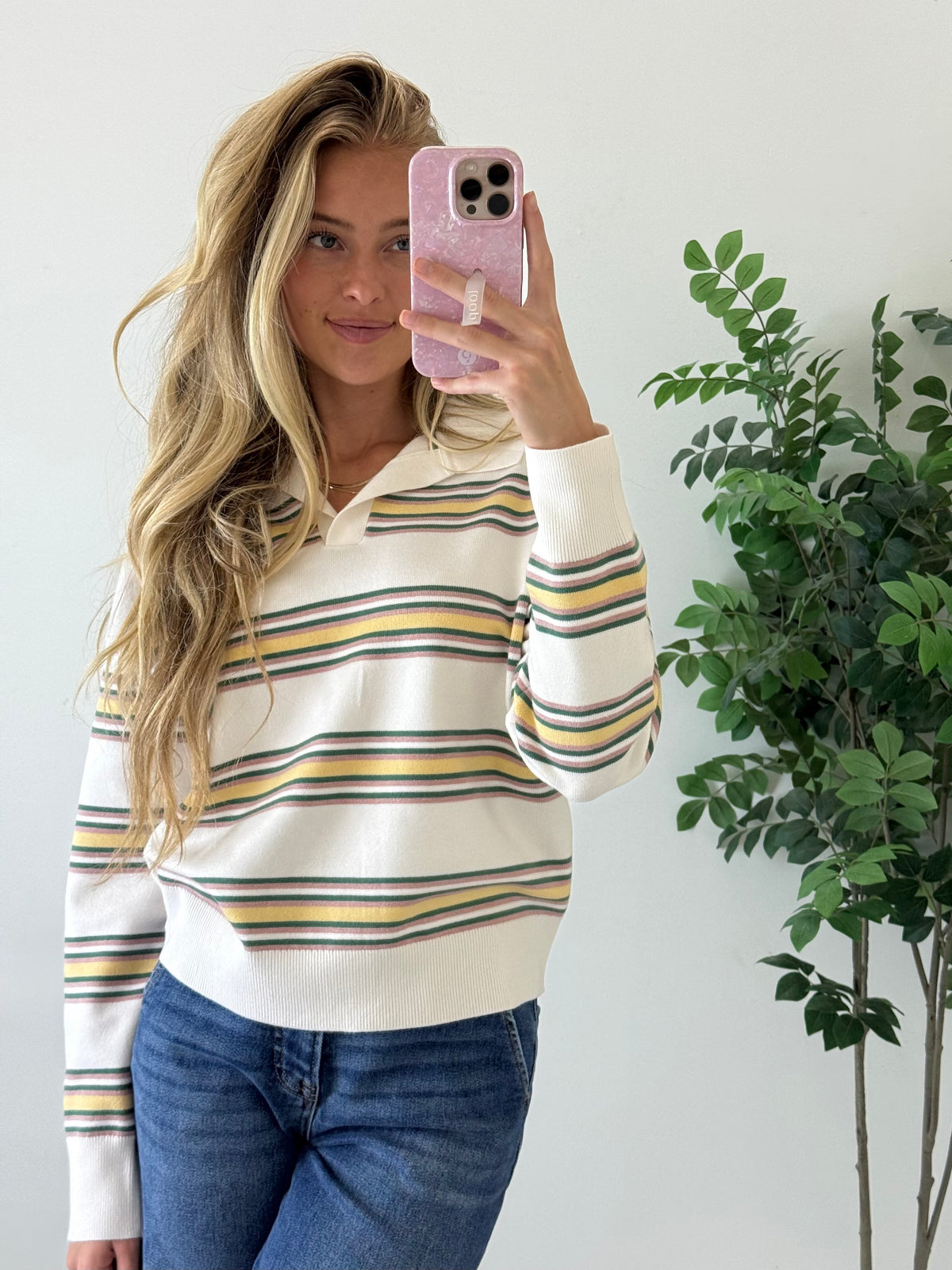 Polo Triple Striped Sweater