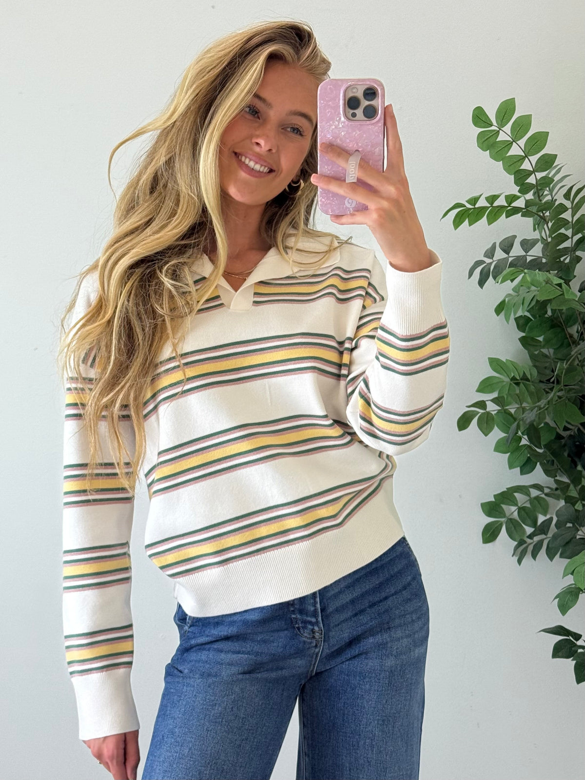 Polo Triple Striped Sweater