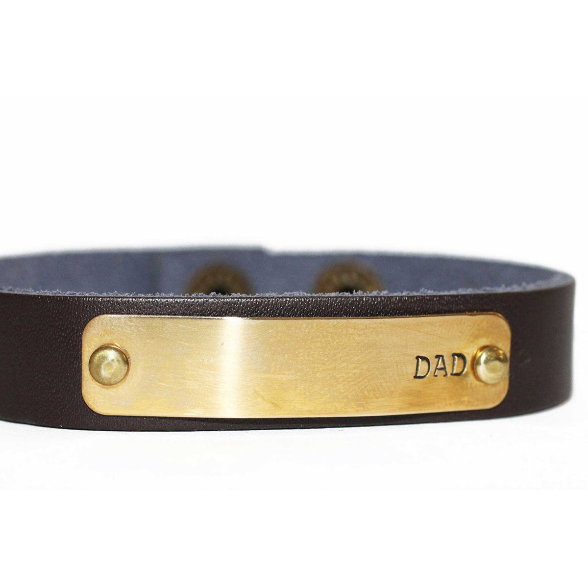 Men&#39;s Leather Personalized Bracelet