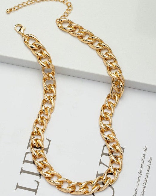 Chunky Link Chain Necklace #N101