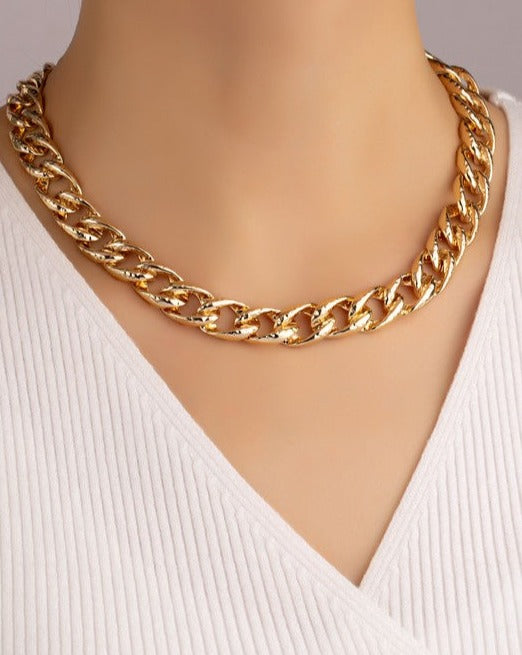 Chunky Link Chain Necklace #N101