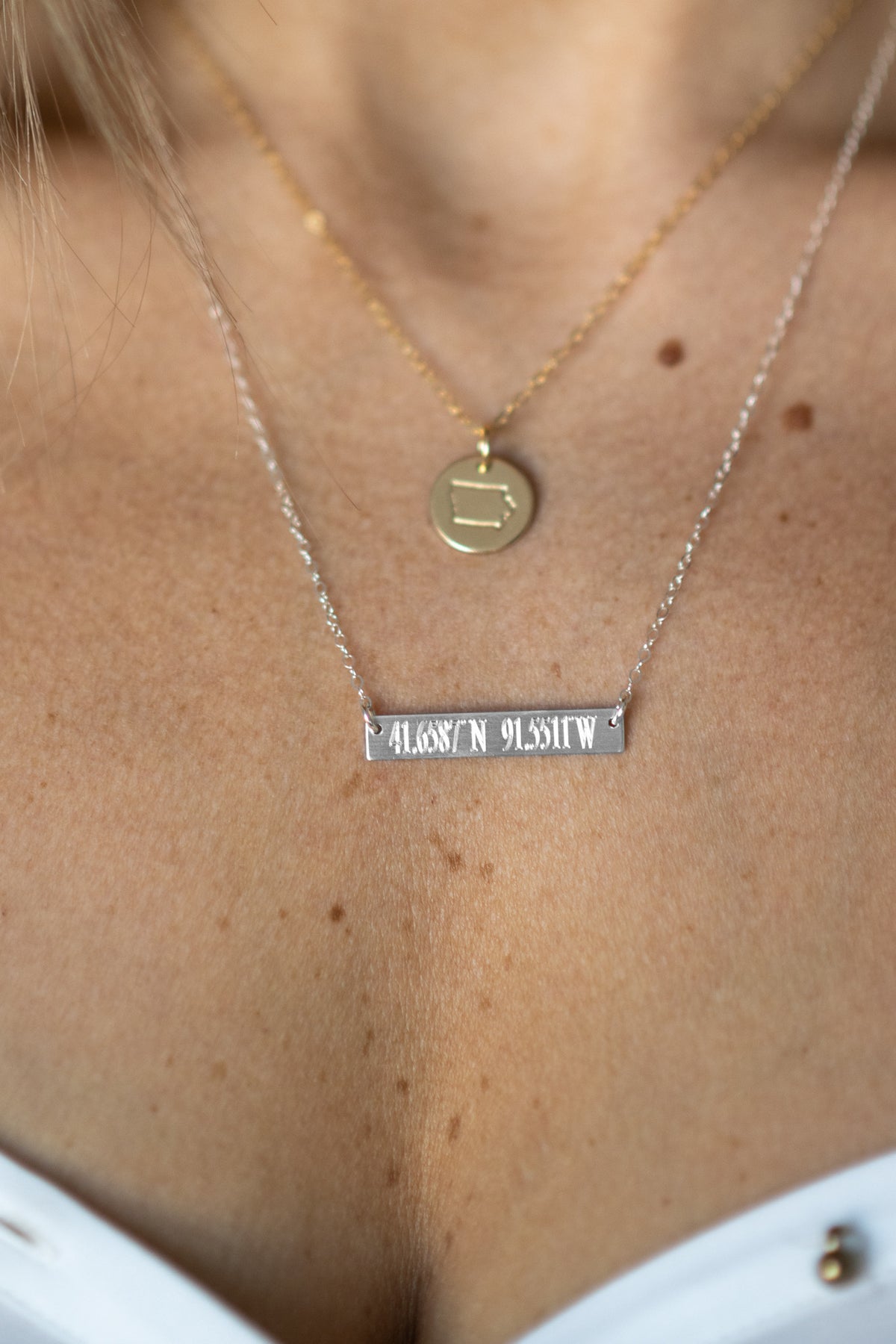 The Stefanie Coordinates Necklace Inspired by Laura VandeBerg