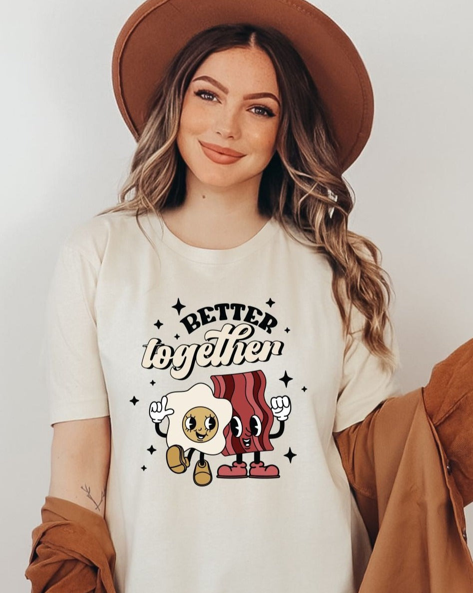 Better Together Tee- (Cream)
