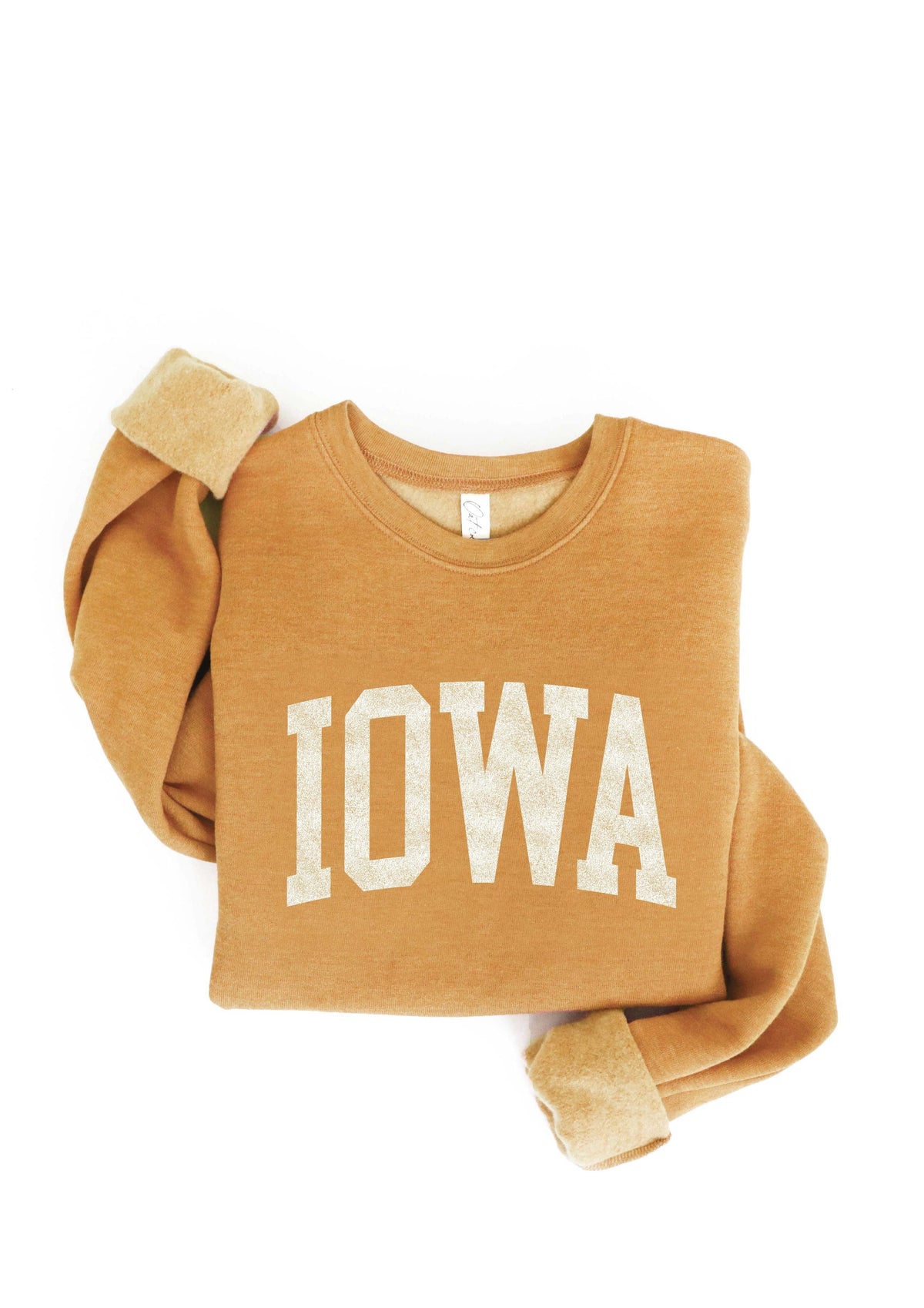 RESTOCK Iowa Graphic Sweatshirt- (Mustard)