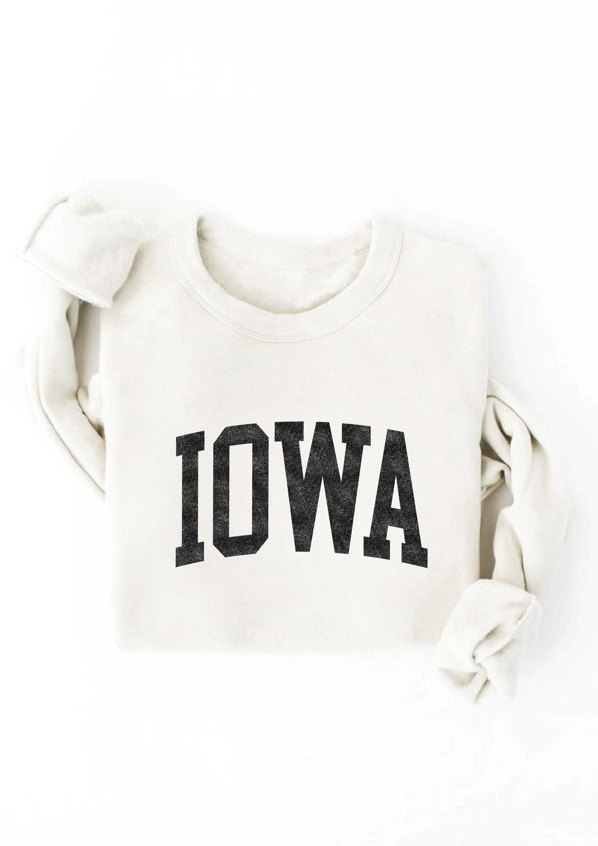 RESTOCK Iowa Graphic Sweatshirt- (Vintage White)